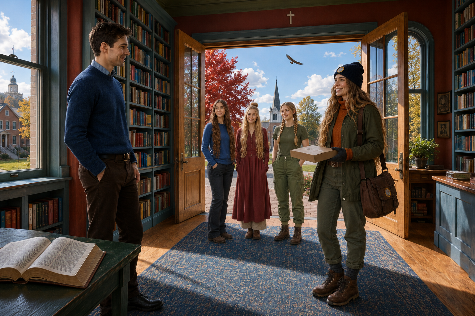 Grafische Darstellung der Evangelischen Fernbibliothek